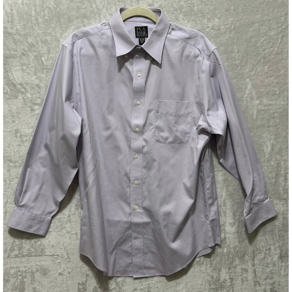 Jos A Bank Traveler Collection Tailored Fit Button Down Dress Shirt 16 1/2 33